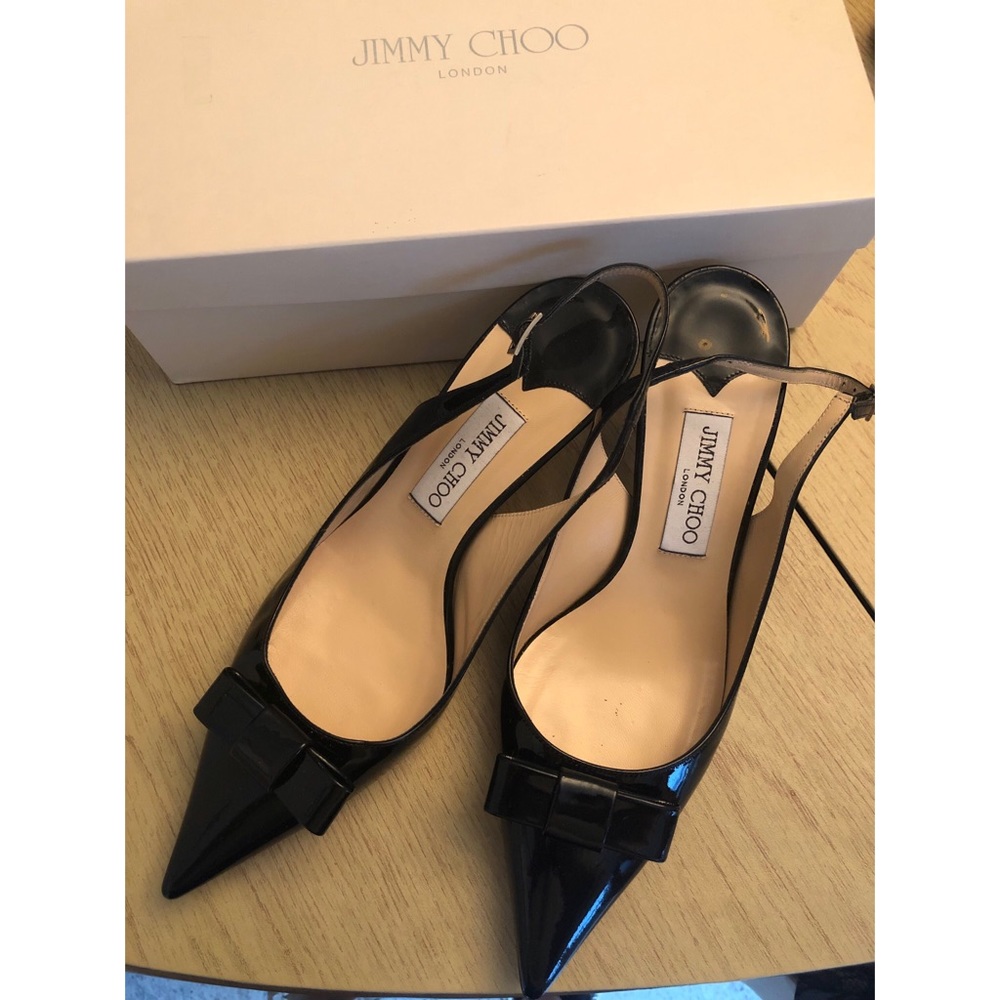 NWT Jimmy Choo Patent Leather Heel